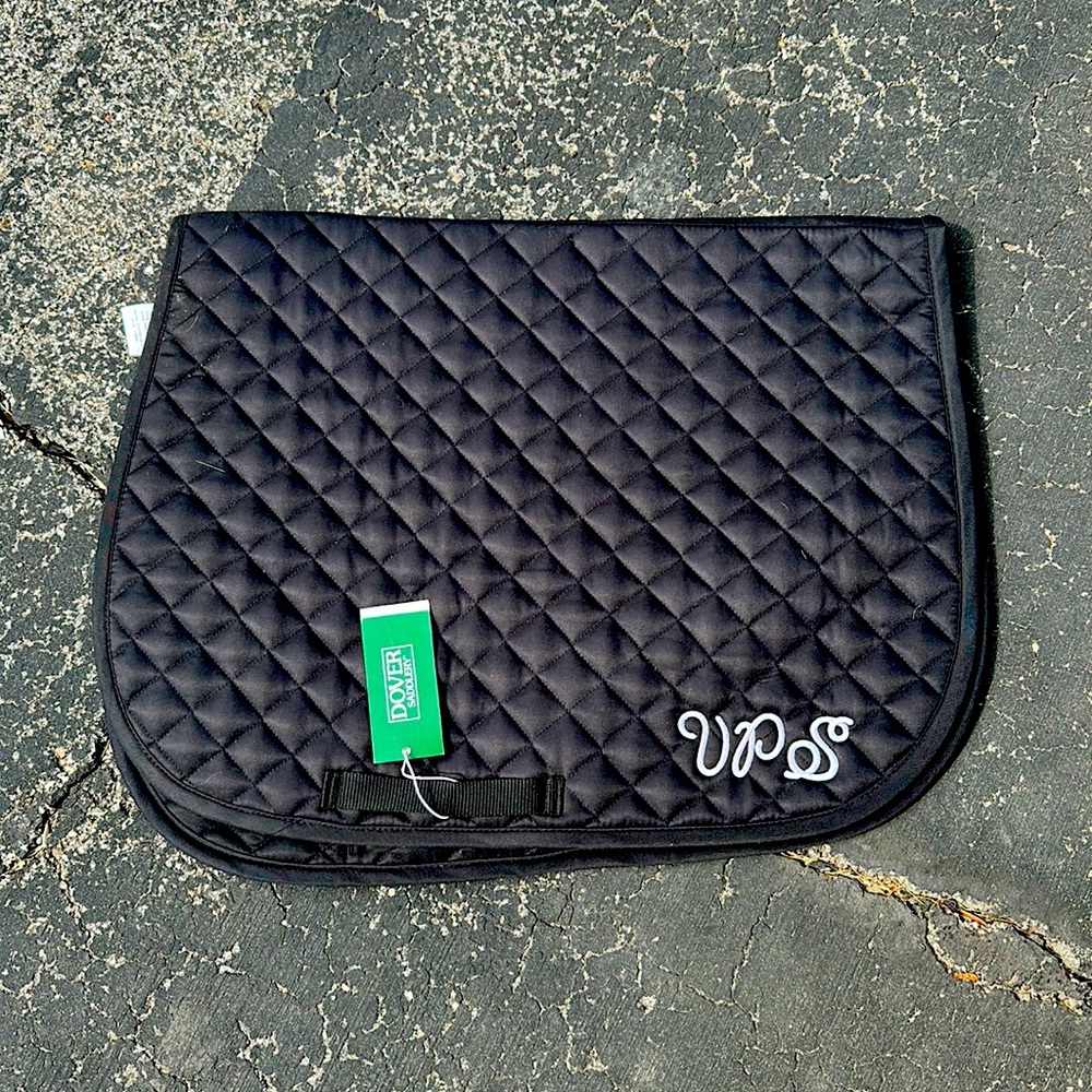 Black saddle pad